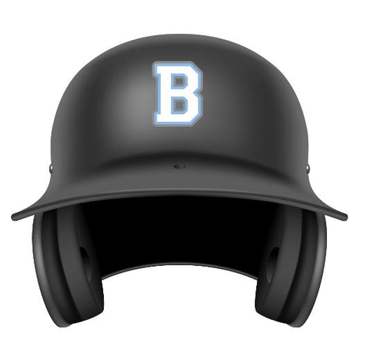 Chrome Batter&#39;s Helmet Decals