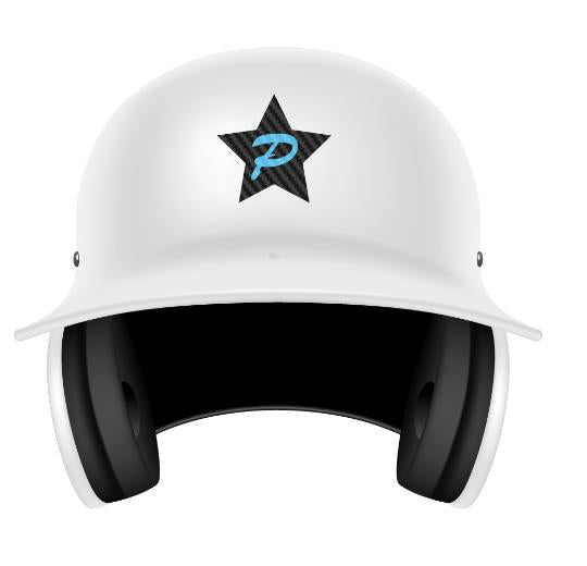 Carbon Fiber Batter&#39;s Helmet Decals