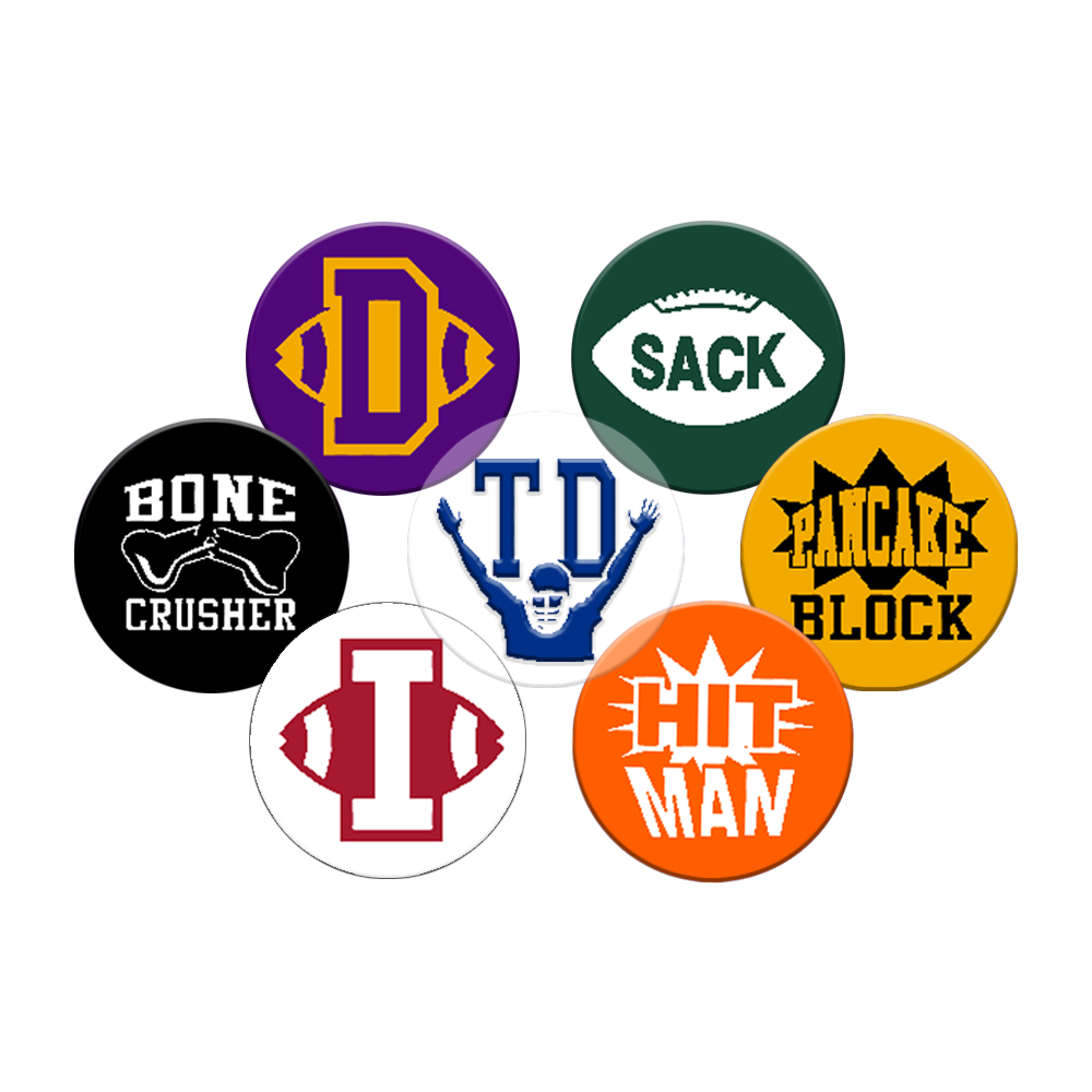 Football Award Decals