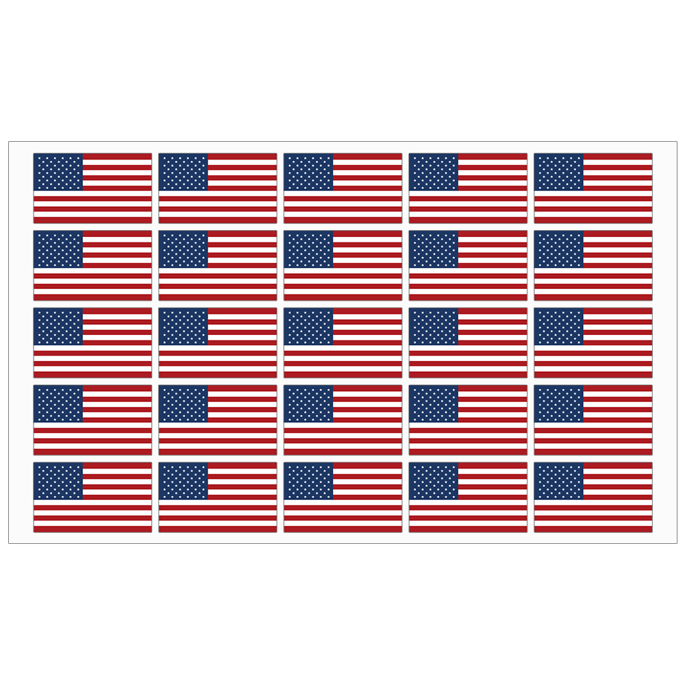 Heavy Duty Flag Decals