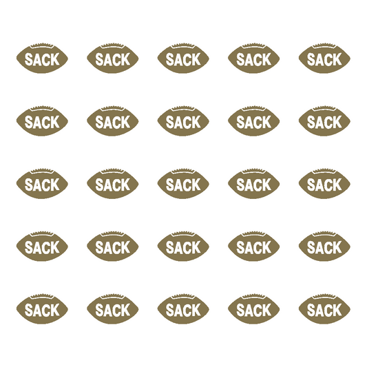 Football Award Decals, ¾”