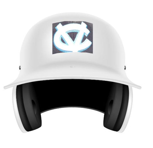 Chrome Batter's Helmet Decals