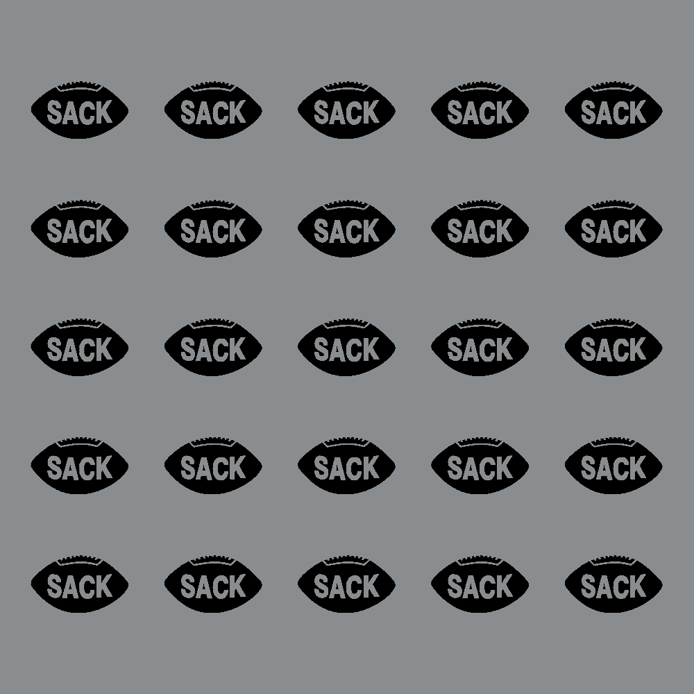 Football Award Decals, 1½"