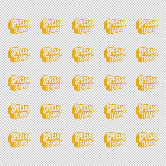 Football Award Decals, 1½"