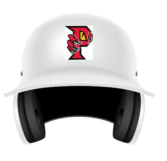 Chrome Batter's Helmet Decals