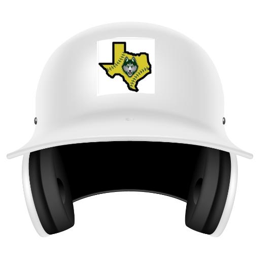 Chrome Batter's Helmet Decals