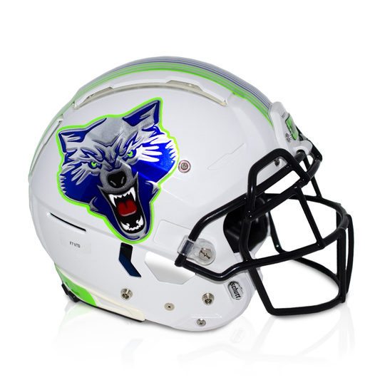 Chrome Oversized Helmet Decals