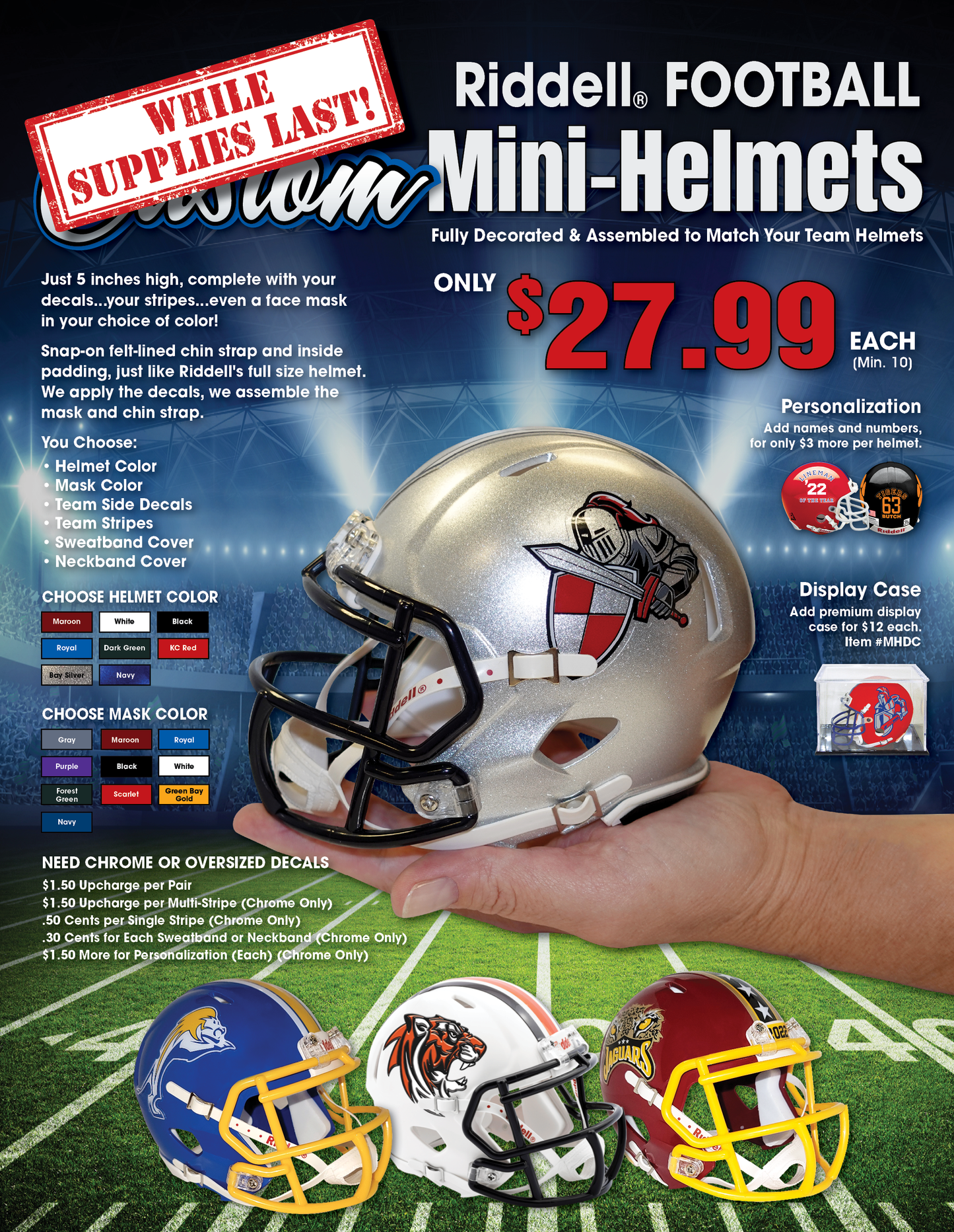 Football Mini Helmets